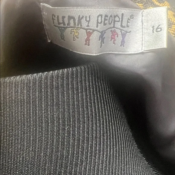 Funky People Women’s Peacoat Like New Condition Size 16 - Picture 11 of 13